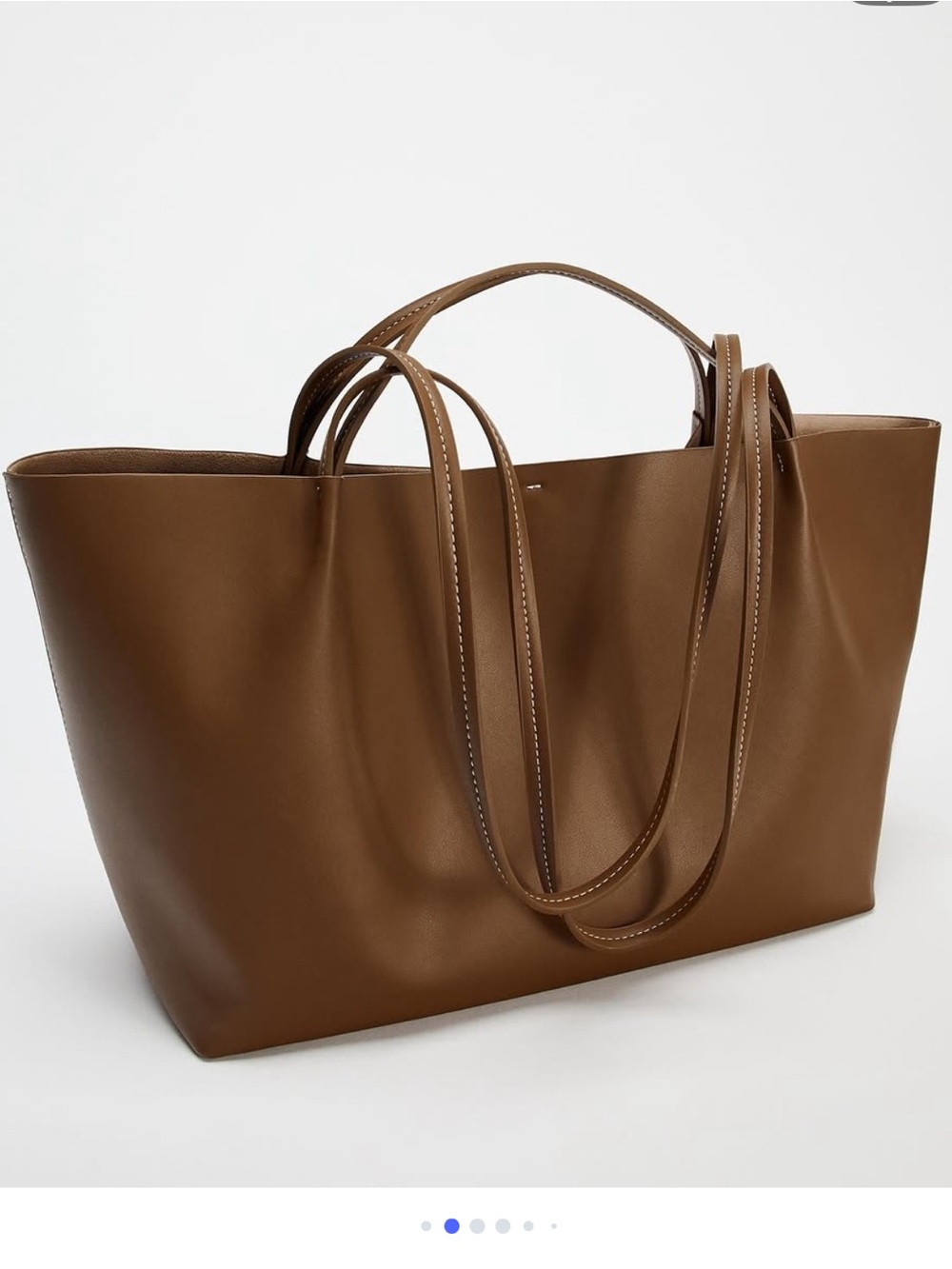 Zara “Buckle Bag” brown. EUC. Hard to find!